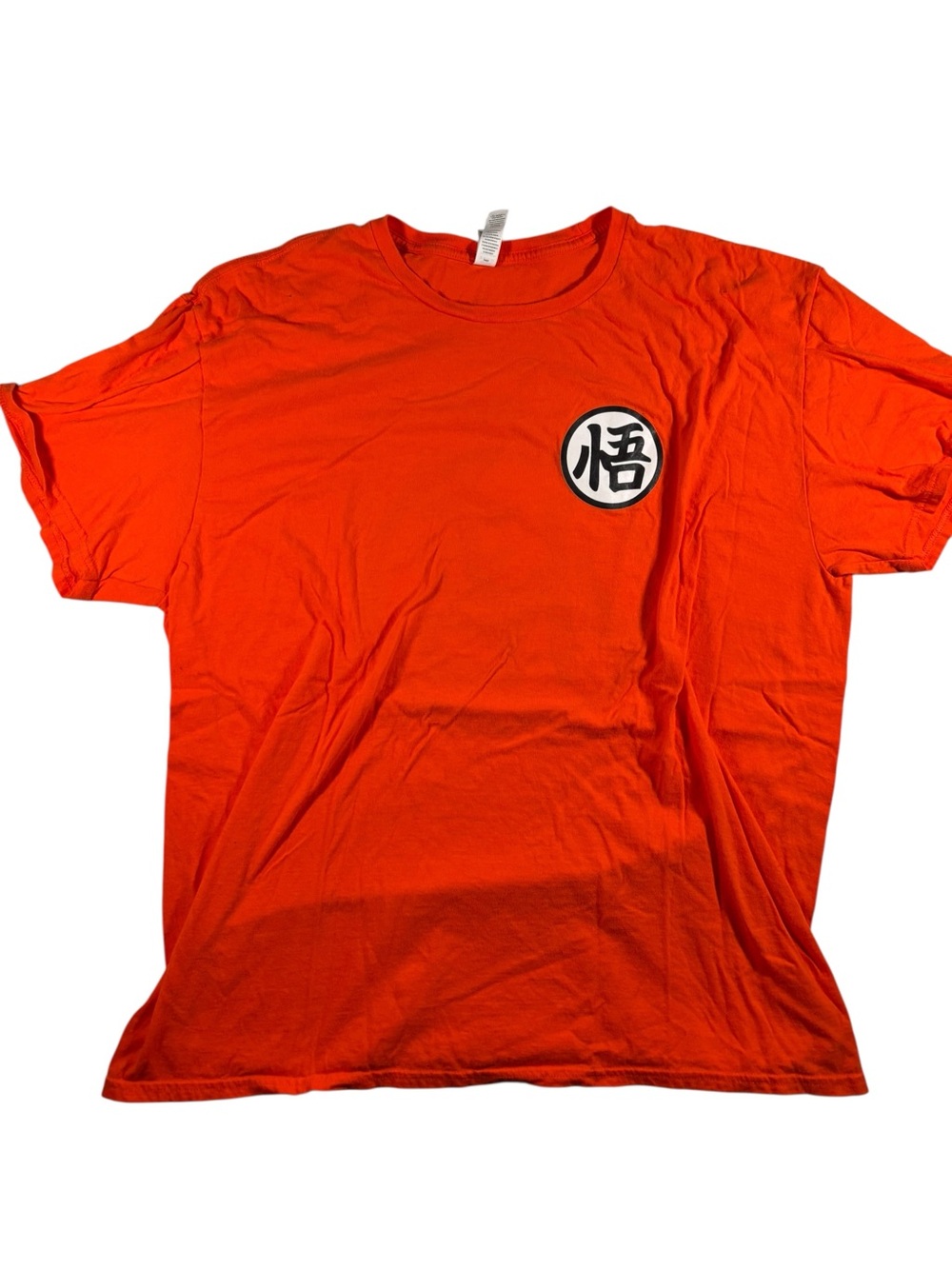 Dragon Ball Z Tshirt Size 2XL Goku Kame Symbol Orange Anime Vintage Style